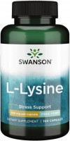 Фото - Амінокислоти Swanson L-Lysine 500 mg 100 cap 