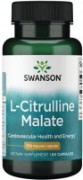 Амінокислоти Swanson L-Citrulline Malate 750 mg 60 cap 