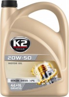 Olej silnikowy K2 Texar 20W-50 5L 5 l