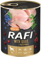 Karm dla psów Rafi Adult Grain Free Quail Canned 0.8 kg