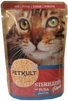 Karma dla kotów PETKULT Grain Free SterIlised Formula with Tuna 100 g 