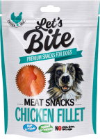 Zdjęcia - Karm dla psów Brit Lets Bite Meat Snacks Chicken Fillet 