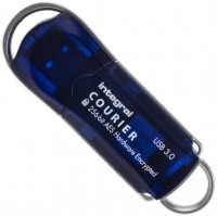 Zdjęcia - Pendrive Integral Courier FIPS 197 Encrypted USB 3.0 64 GB