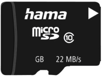 Карта пам'яті Hama microSD Class 10 UHS-I 22MB/s + Adapter 16 ГБ