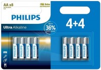 Фото - Акумулятор / батарейка Philips Ultra Alkaline  8xAA