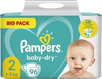 Zdjęcia - Pielucha Pampers New Baby-Dry 2 / 96 pcs 