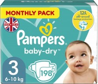 Pielucha Pampers Active Baby-Dry 3 / 198 pcs 