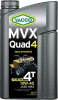 Zdjęcia - Olej silnikowy Yacco MVX Quad 4 10W-40 2L 2 l