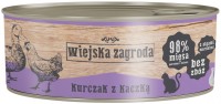 Корм для кішок Wiejska Zagroda Adult Canned Chicken with Duck 85 g 