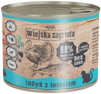 Karma dla kotów Wiejska Zagroda Adult Canned Turkey with Salmon  200 g