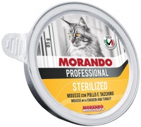 Karma dla kotów Morando Professional Sterilized Mousse Chicken/Turkey 