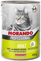 Karma dla kotów Morando Professional Adult Pate with Beef and Vegetables 