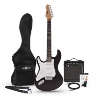 Gitara Gear4music LA Left Handed Electric Guitar Amp Pack 
