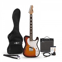 Електрогітара / бас-гітара Gear4music Knoxville Semi-Hollow Electric Guitar Amp Pack 