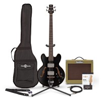 Фото - Електрогітара / бас-гітара Gear4music San Francisco Semi Acoustic Bass SubZero V35B Amp Pack 