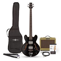 Gitara Gear4music San Francisco Semi Acoustic Bass SubZero V15B Amp Pack 