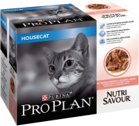 Фото - Корм для кішок Pro Plan Nutri Savour Housecat Salmon in Gravy  90 pcs