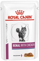 Karma dla kotów Royal Canin Renal Chicken Gravy Pouch  24 pcs
