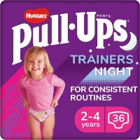 Фото - Підгузки Huggies Pull-Ups Night Girl 2-4 / 36 pcs 