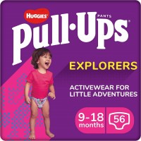 Фото - Підгузки Huggies Pull Ups Explorers Girl 9-18 / 56 pcs 