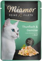 Корм для кішок Miamor Fine Fillets in Jelly Tuna/Vegetables  0.1 kg 6 pcs