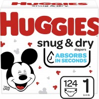 Zdjęcia - Pielucha Huggies Snug and Dry 1 / 124 pcs 