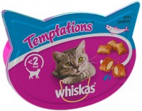 Zdjęcia - Karma dla kotów Whiskas Temptations Cat Treats with Salmon  8 pcs