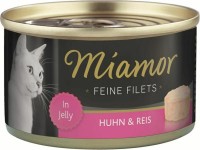 Karma dla kotów Miamor Fine Fillets in Jelly Chicken/Rice  24 pcs