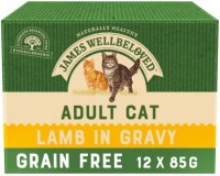Karma dla kotów James Wellbeloved Adult Cat Lamb in Gravy  12 pcs