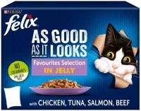 Zdjęcia - Karma dla kotów Felix As Good As It Looks Favourites Selection in Jelly  48 pcs
