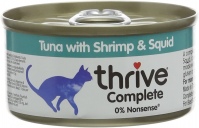 Фото - Корм для кішок THRIVE Complete Tuna with Shrimp/Squid  6 pcs