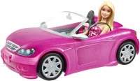 Zdjęcia - Lalka Barbie Doll and Her Glam Convertible Car DJR55 