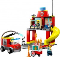 Zdjęcia - Klocki Lego Fire Station and Fire Truck 60375 