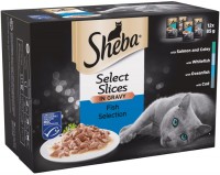 Zdjęcia - Karma dla kotów Sheba Select Slices Fish Collection in Gravy  12 pcs