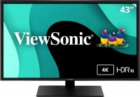 Фото - Монітор Viewsonic VX4381-4K 42.5 "  чорний