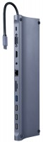 Кардридер / USB-хаб Cablexpert A-CM-COMBO11-01 