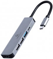 Кардридер / USB-хаб Cablexpert A-CM-COMBO5-03 