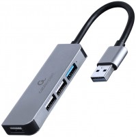 Кардридер / USB-хаб Cablexpert UHB-U3P1U2P3-01 