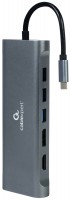 Кардридер / USB-хаб Cablexpert A-CM-COMBO8-01 