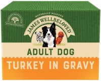 Фото - Корм для собак James Wellbeloved Adult Turkey in Gravy Pouches 10 шт