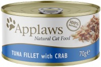 Zdjęcia - Karma dla kotów Applaws Adult Canned Tuna/Crab  70 g 24 pcs