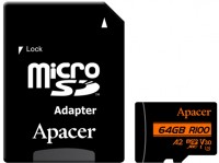 Zdjęcia - Karta pamięci Apacer microSDXC UHS-I U3 V30 A2 64 GB