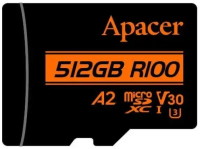 Фото - Карта пам'яті Apacer microSDXC UHS-I U3 V30 A2 512 ГБ
