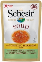 Karma dla kotów Schesir Cat Soup Wild Tuna with Pumpkin 6 pcs 