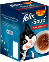 Karma dla kotów Felix Soup Farm Selection  6 pcs