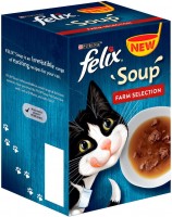 Zdjęcia - Karma dla kotów Felix Soup Farm Selection  30 pcs