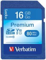 Karta pamięci Verbatim Premium SDHC UHS-I V10 U1 Class 10 16 GB