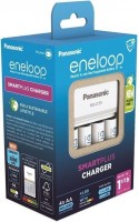 Зарядка для акумуляторної батарейки Panasonic Smart-Quick Charger + Eneloop 4xAA 2000 mAh 