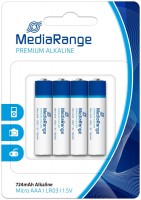 Акумулятор / батарейка MediaRange Premium Alkaline  4xAAA