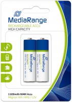 Фото - Акумулятор / батарейка MediaRange 2xAA 2600 mAh 